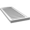 Ekena Millwork Arch Top Surface Mount PVC Gable Vent w/ 2"W x 2"P Brickmould Sill Frame, 16"W x 36"H GVPAR16X3603SN - alternate 5
